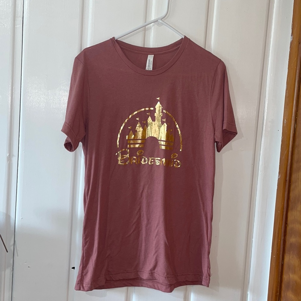 Dusty Pink Disney Bridesmaid T-shirt